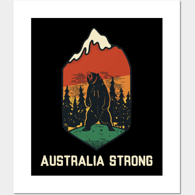 Australia Strong Wall Art by Hunter_c4 "Click here to uncover more designs"